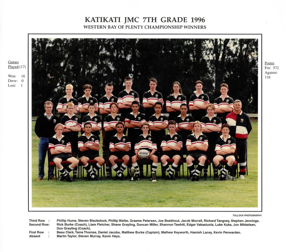 Katikati JMC 7th Grade 1996