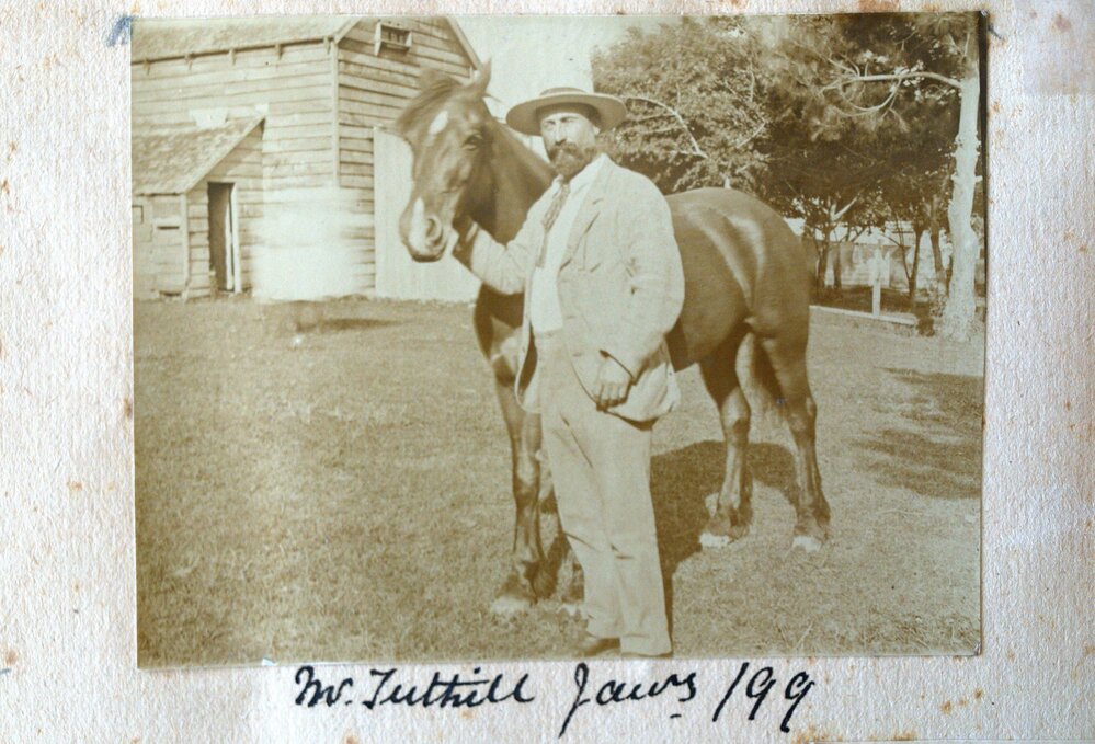 William Villiers Tuthill and horse