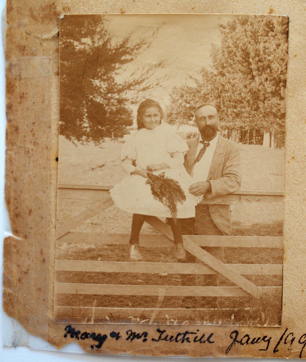 William Villers Tuthill and daughter Mary Hannah Tuthill