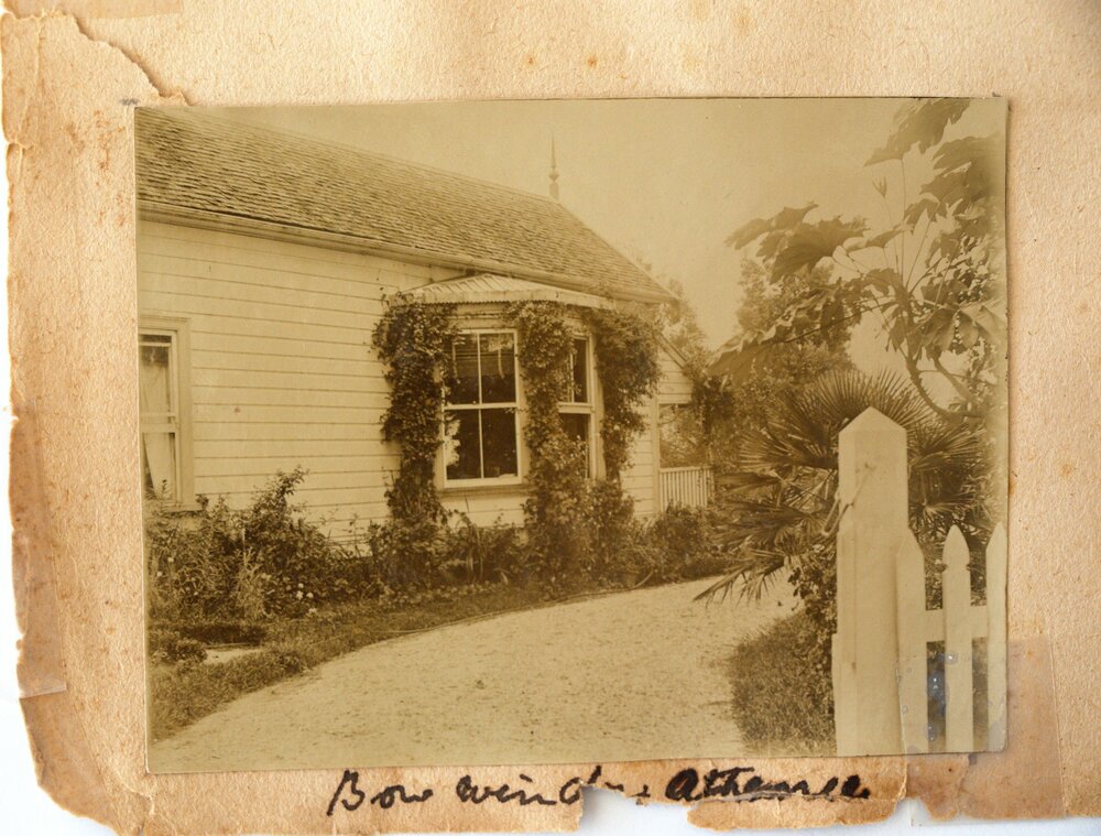 Bay window at Athenree Homestead