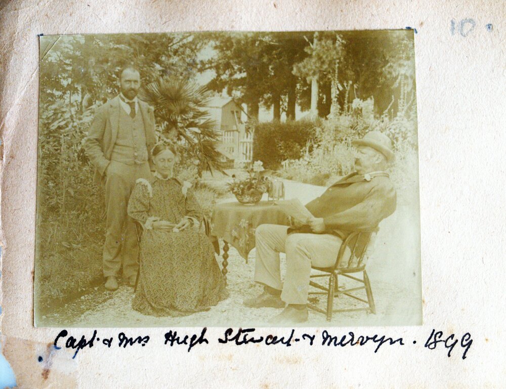 Adela and Hugh Stewart with son Mervyn