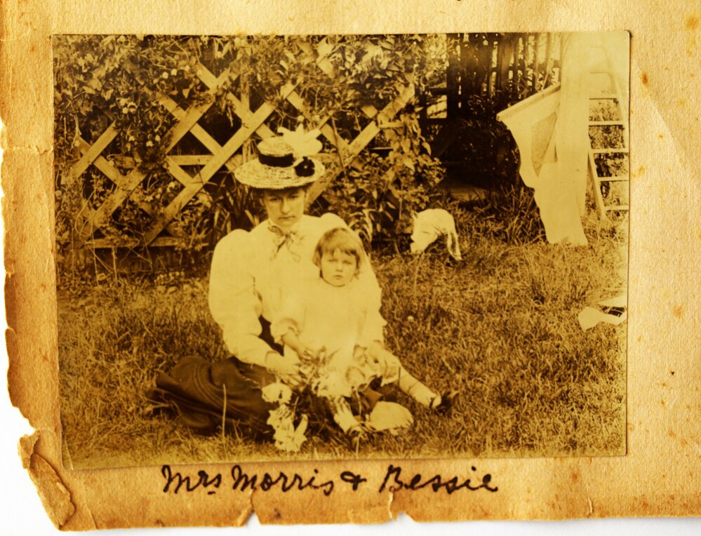 Evyleen Morris and daughter Elizabeth at Athenree