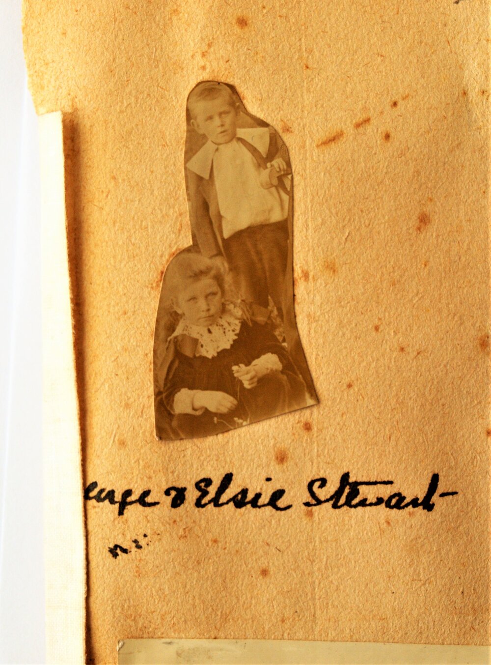 Siblings Elsie and George Stewart
