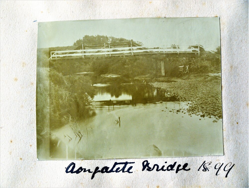 Aongatētē bridge at Katikati built by C. Dundas
