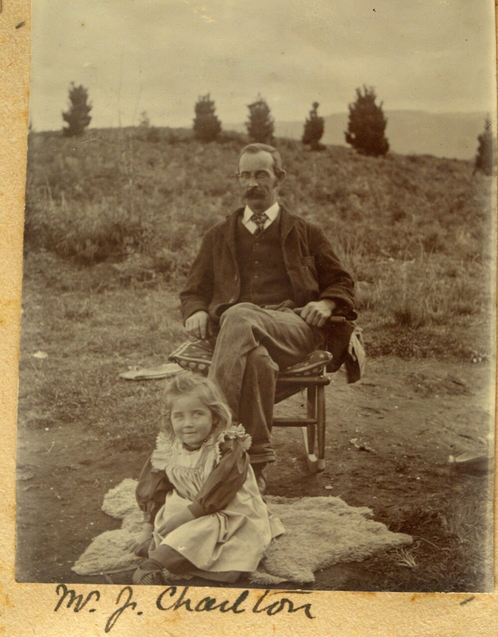James Charlton and Christina Stewart at Katikati.