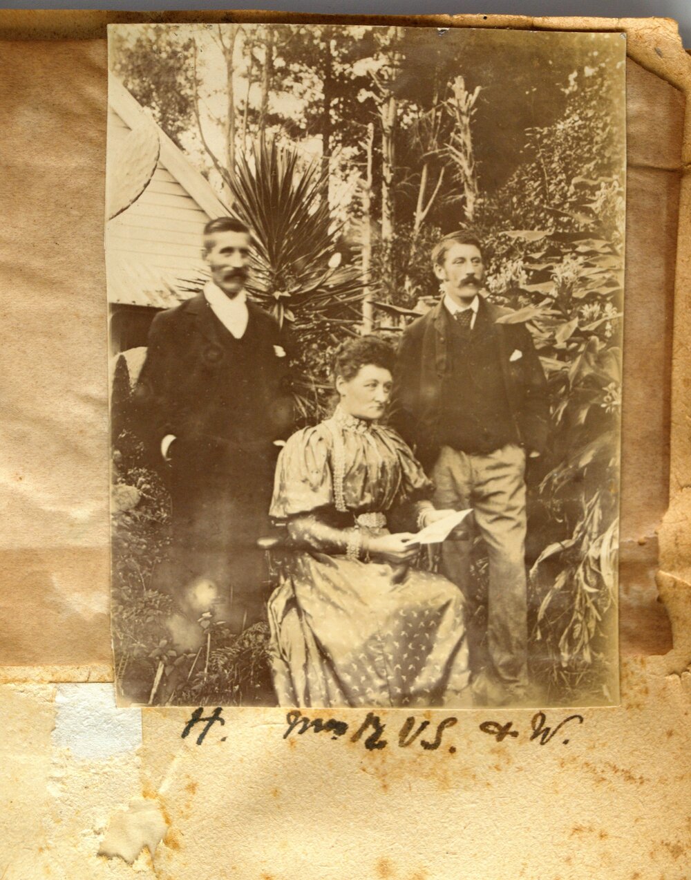 Andrew (a.k.a. Harry), Emily Surtees (nee Stewart) and William Stewart