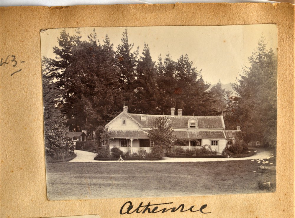 Athenree Homestead from the front lawn.