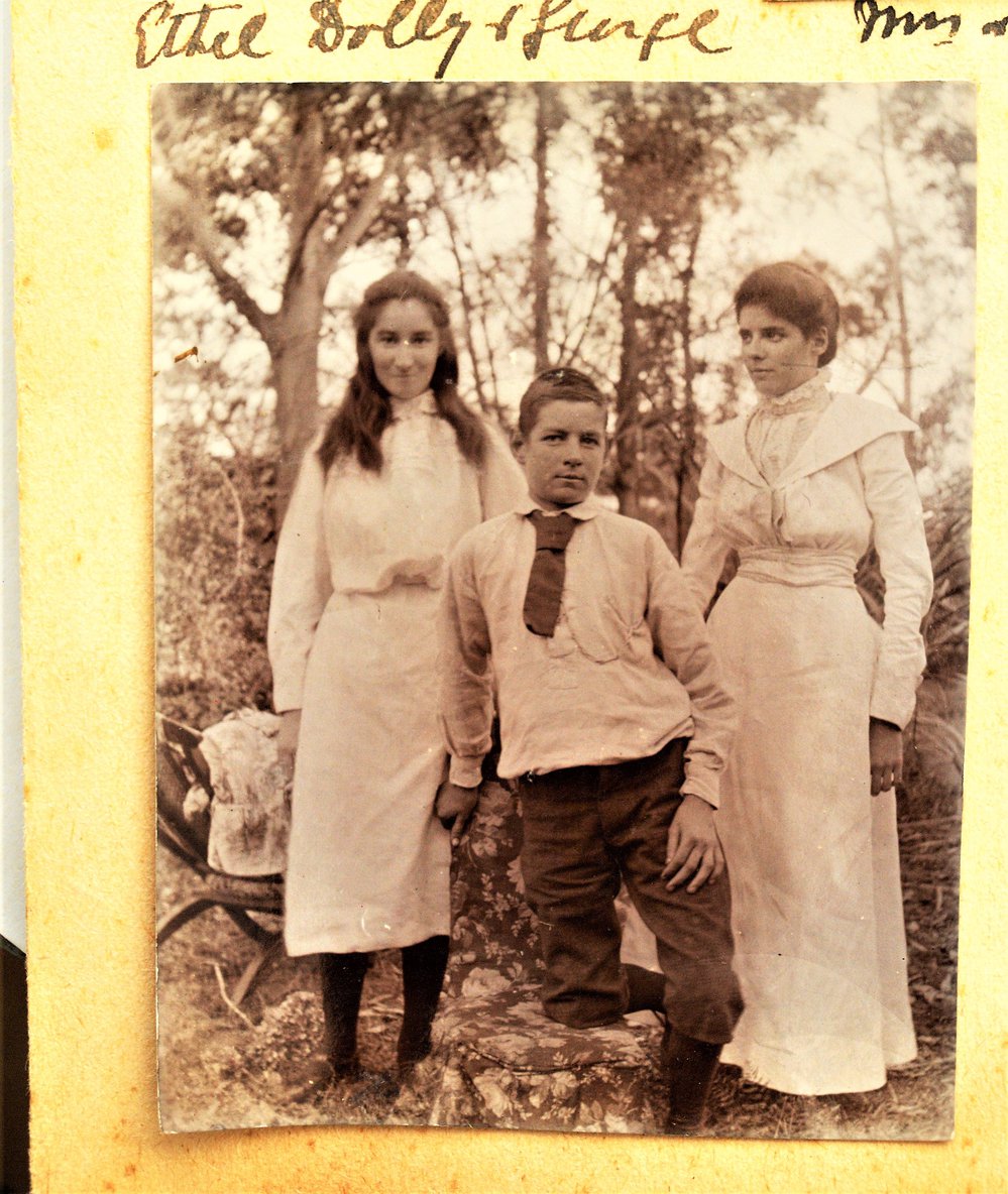 Evyleen, George and Mary Stewart.