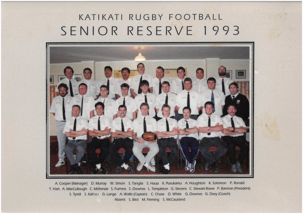 Katikati Rugby Football Senior Reserve 1993