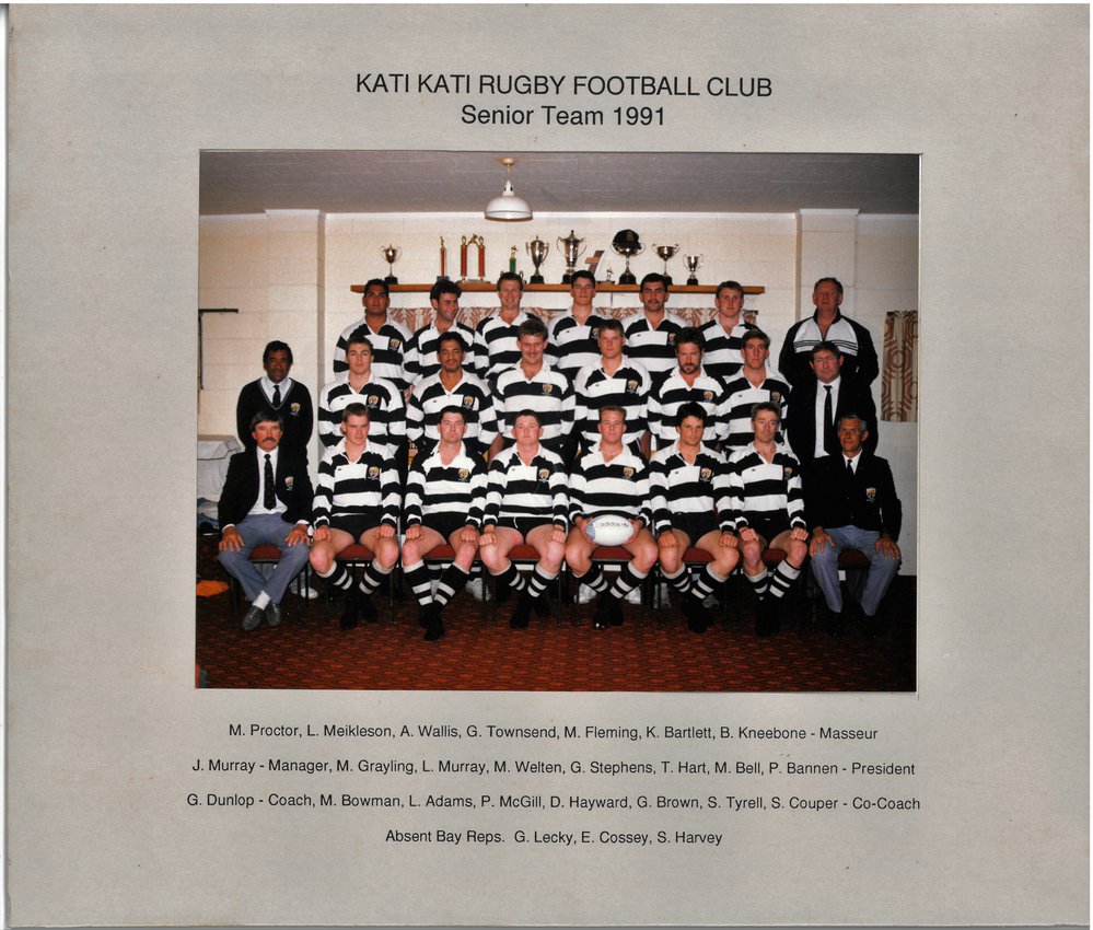 Kati Kati Rugby Football Club Senior Team 1991