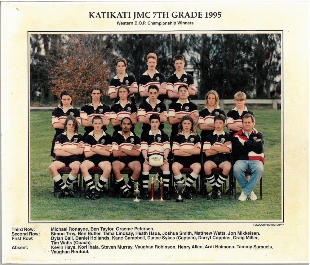 Katikati JMC 7th Grade 1995
