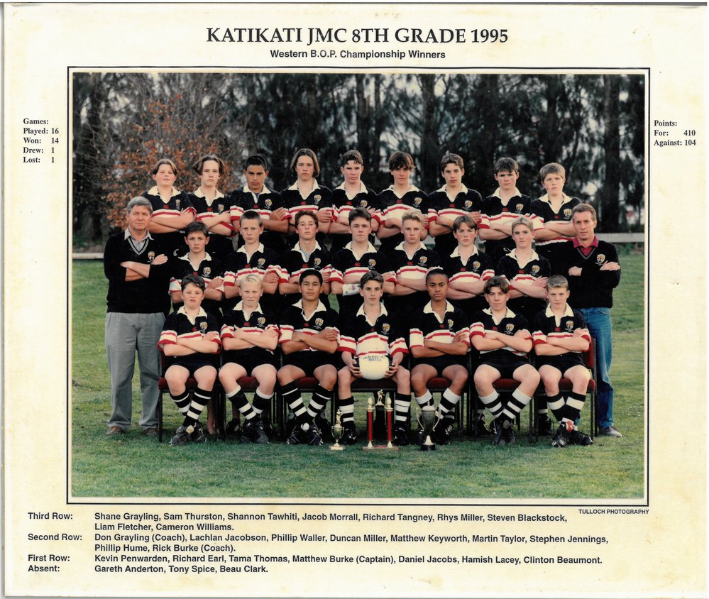 Katikati JMC 8th Grade 1995