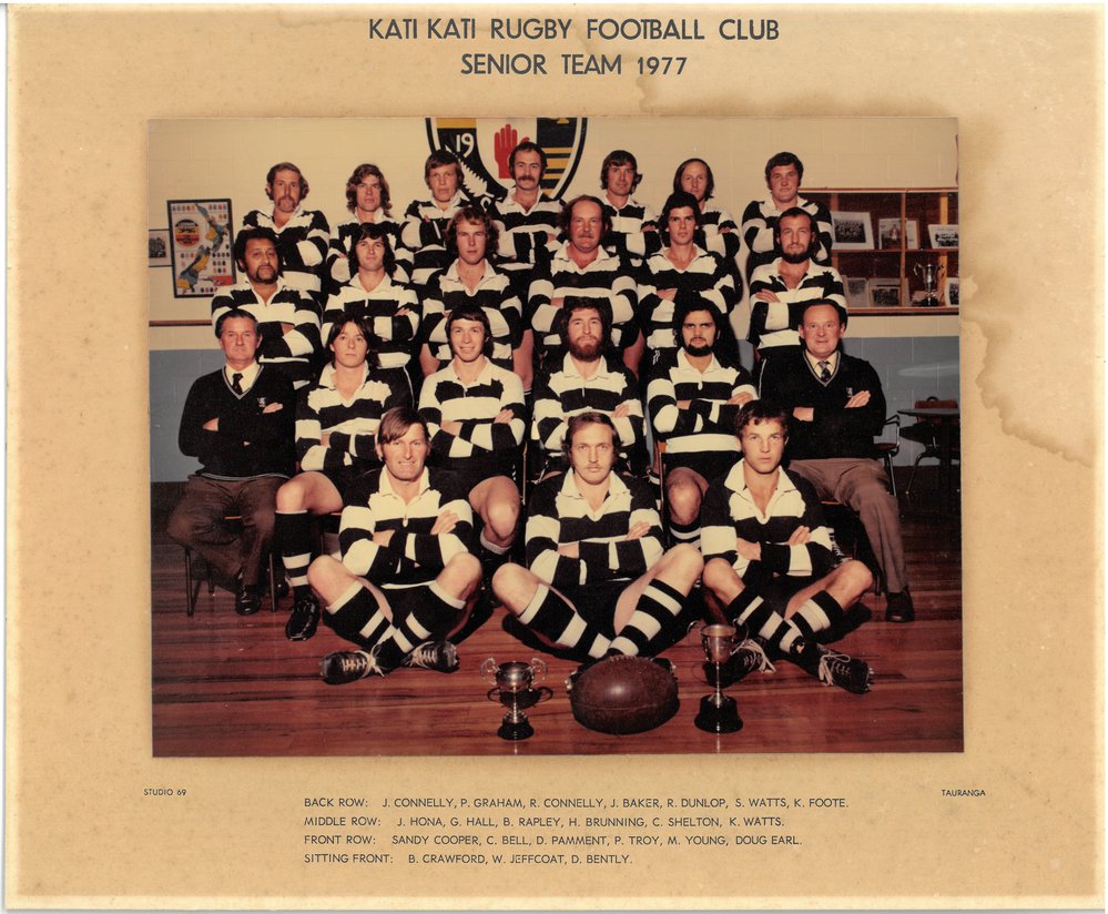 Kati Kati Rugby Football Club Senior Team 1977