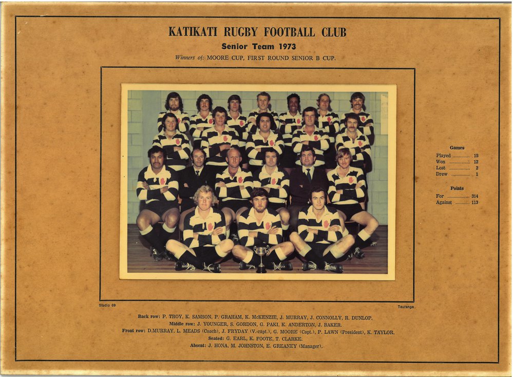 Katikati Rugby Football Team