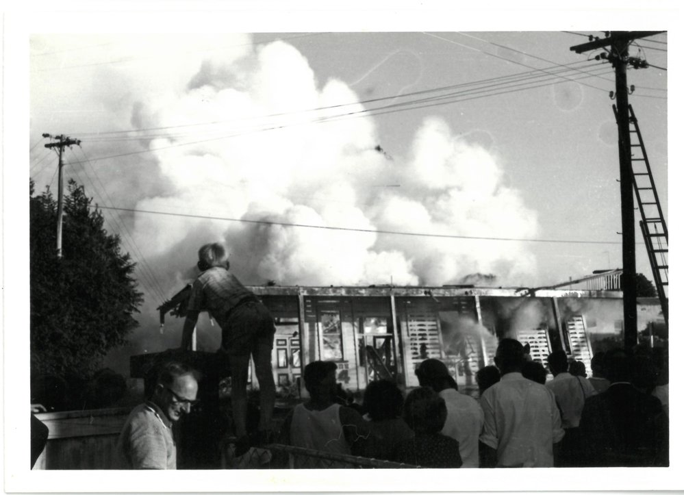 Thompson's Sack Factory fire