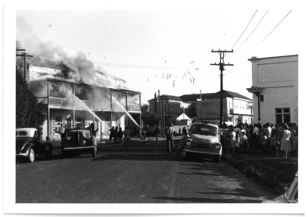 Thompson's Sack Factory fire