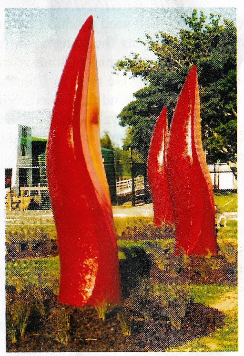 Three Red Seeds - a Public Artwork for Te Puke