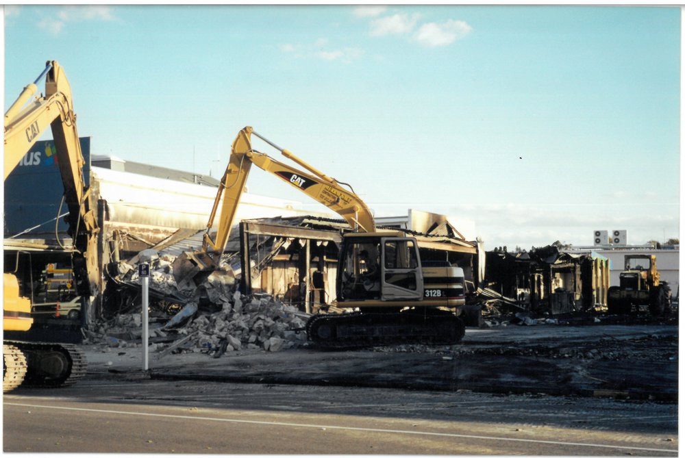 Cleaning up after the fire