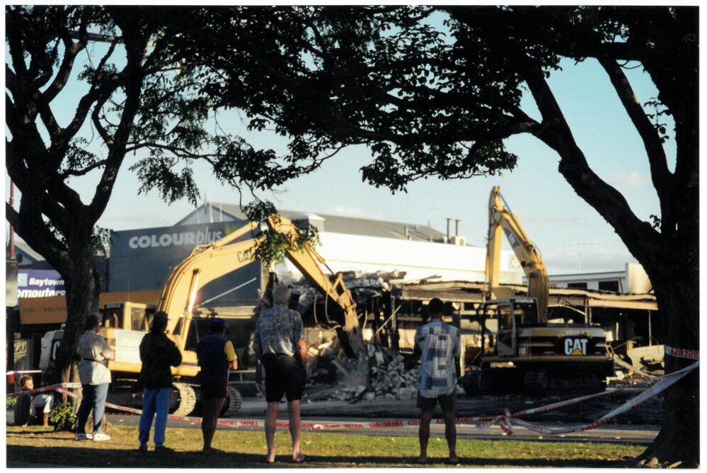 Cleaning up after the fire