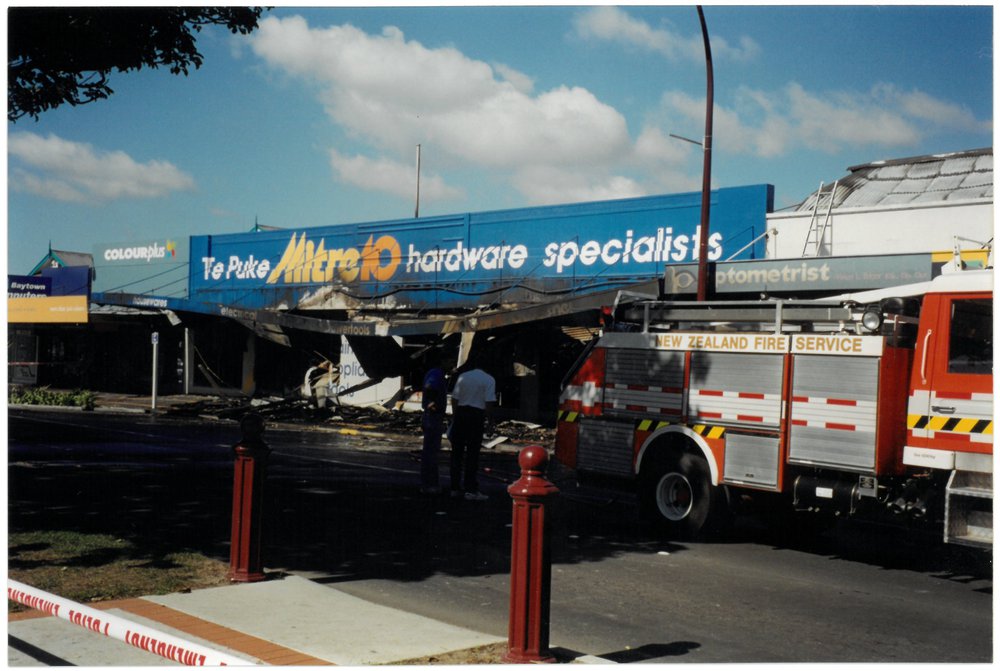 The fire extinguished