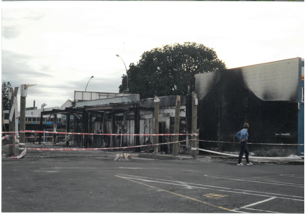 Cleaning up after the fire