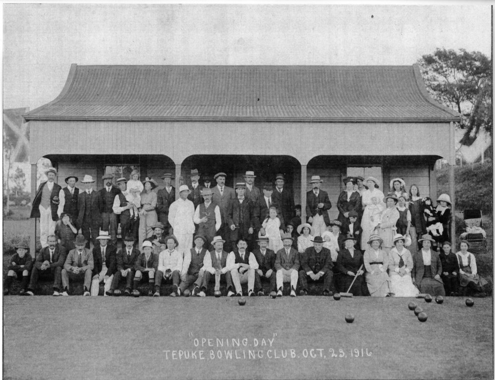 Te Puke Bowling Club 1916