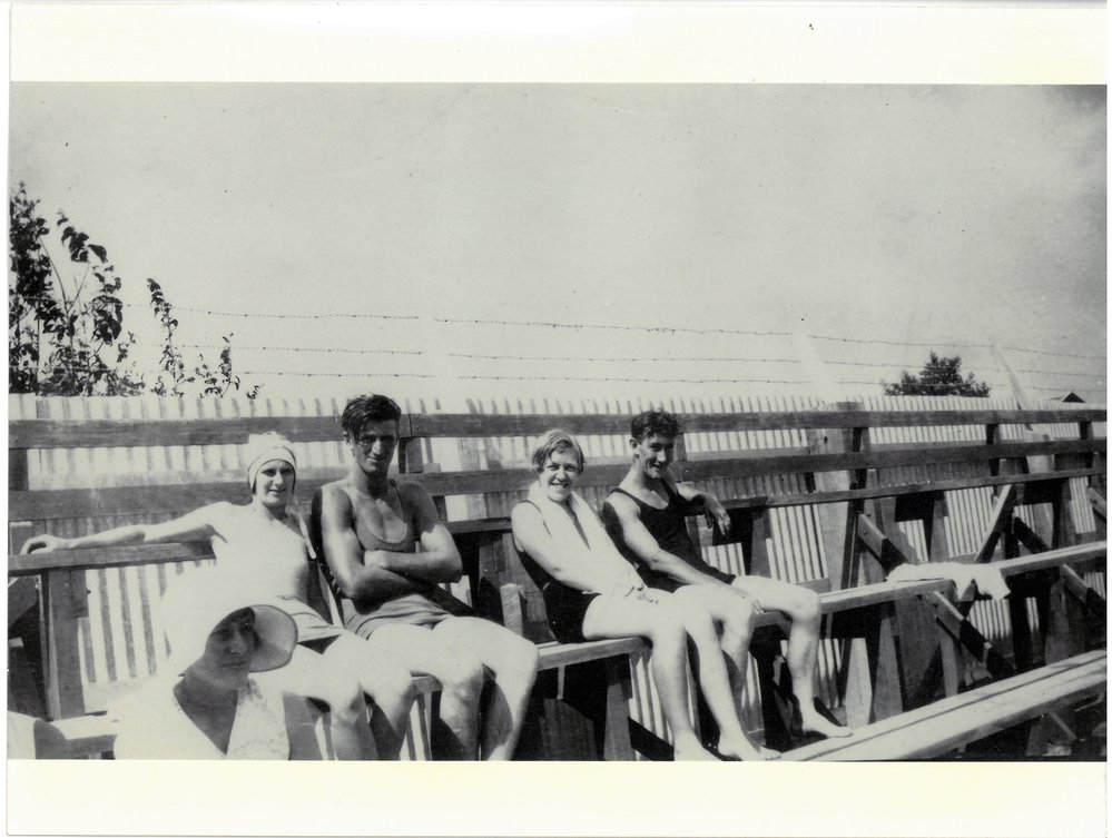 Happy punters at the opening of the Te Puke swimming pool