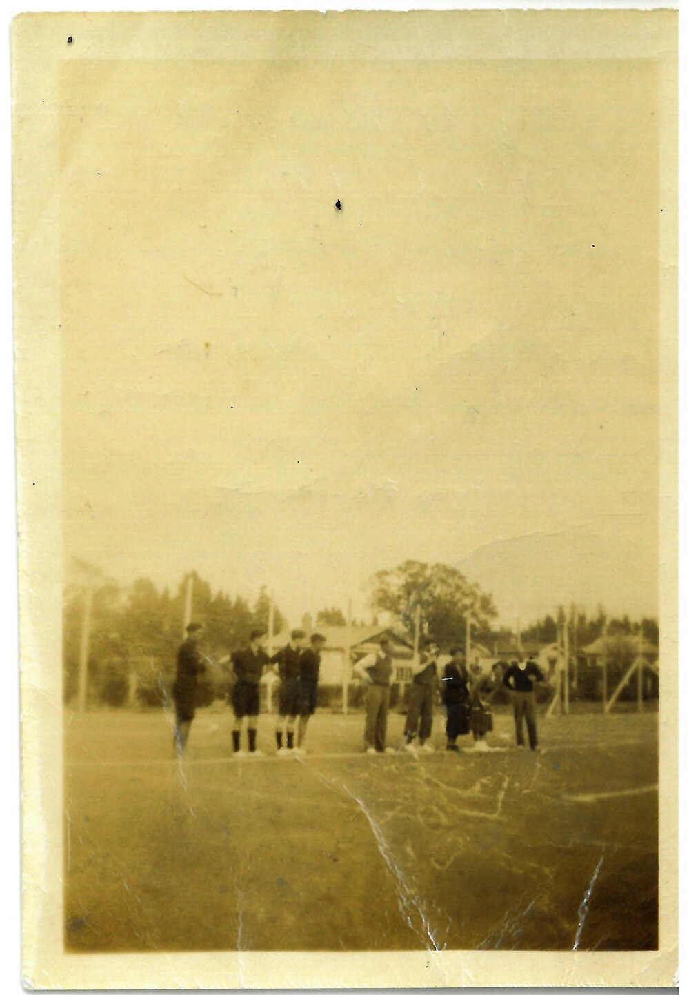 On the sidelines at a basketball game in Te Puke