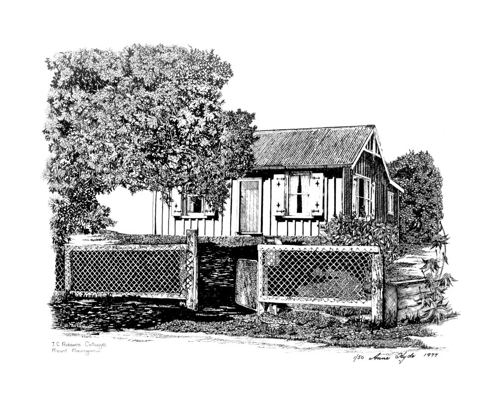 John Cuthbert Adams' Cottage, Mount Maunganui