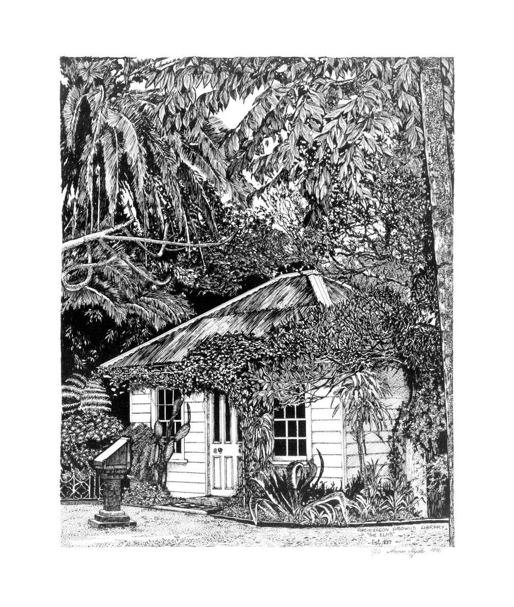 Archdeacon Brown's Library, The Elms, Tauranga