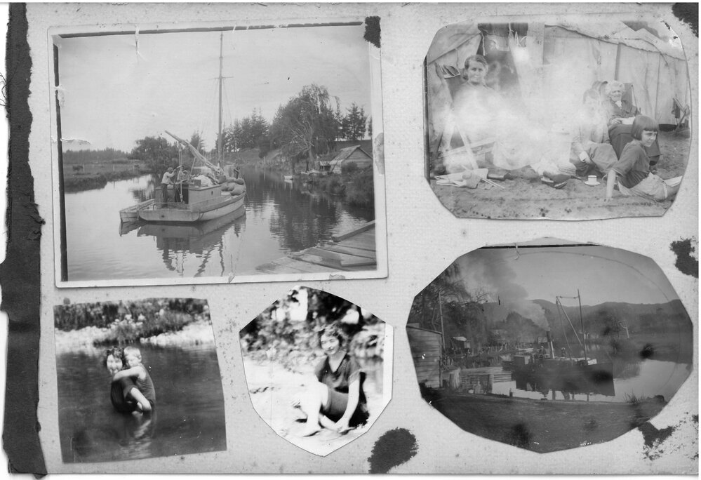 A page from a photo album