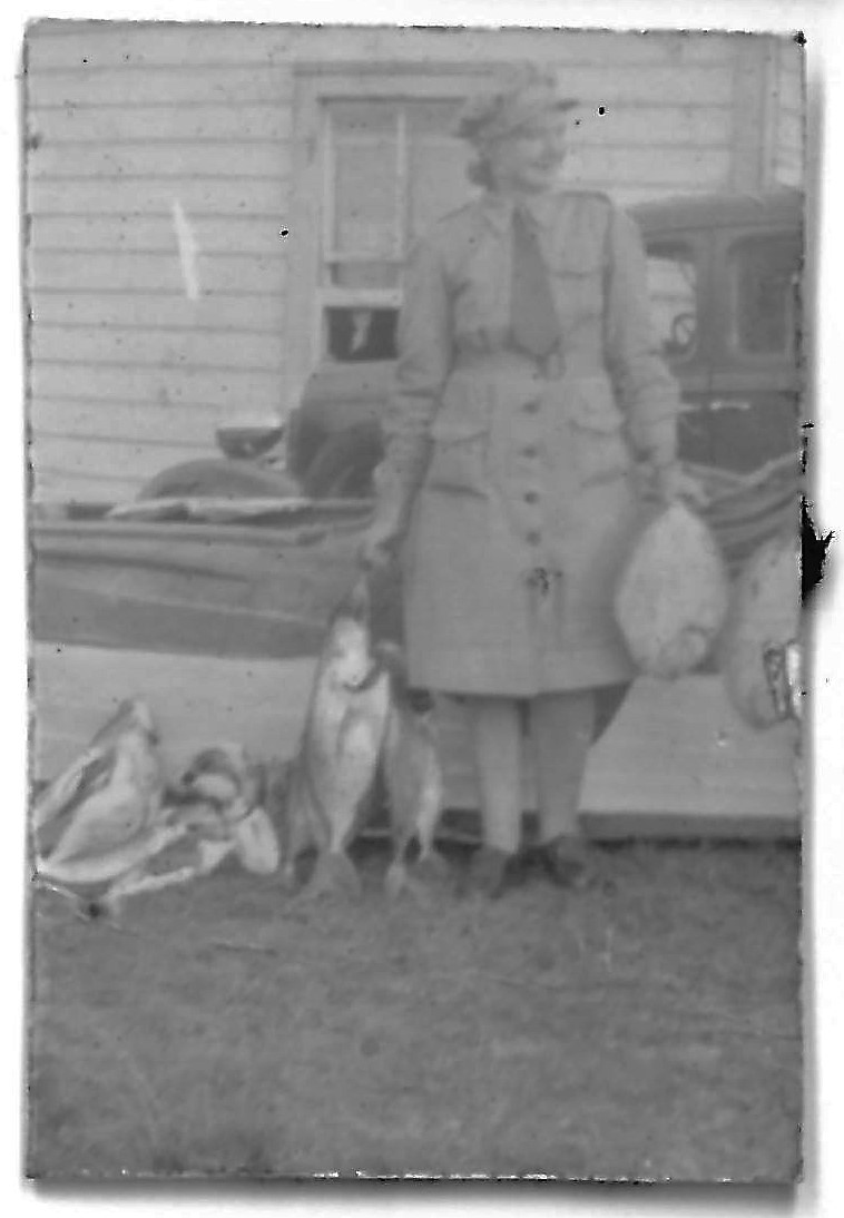 Betty Miller goes fishing!