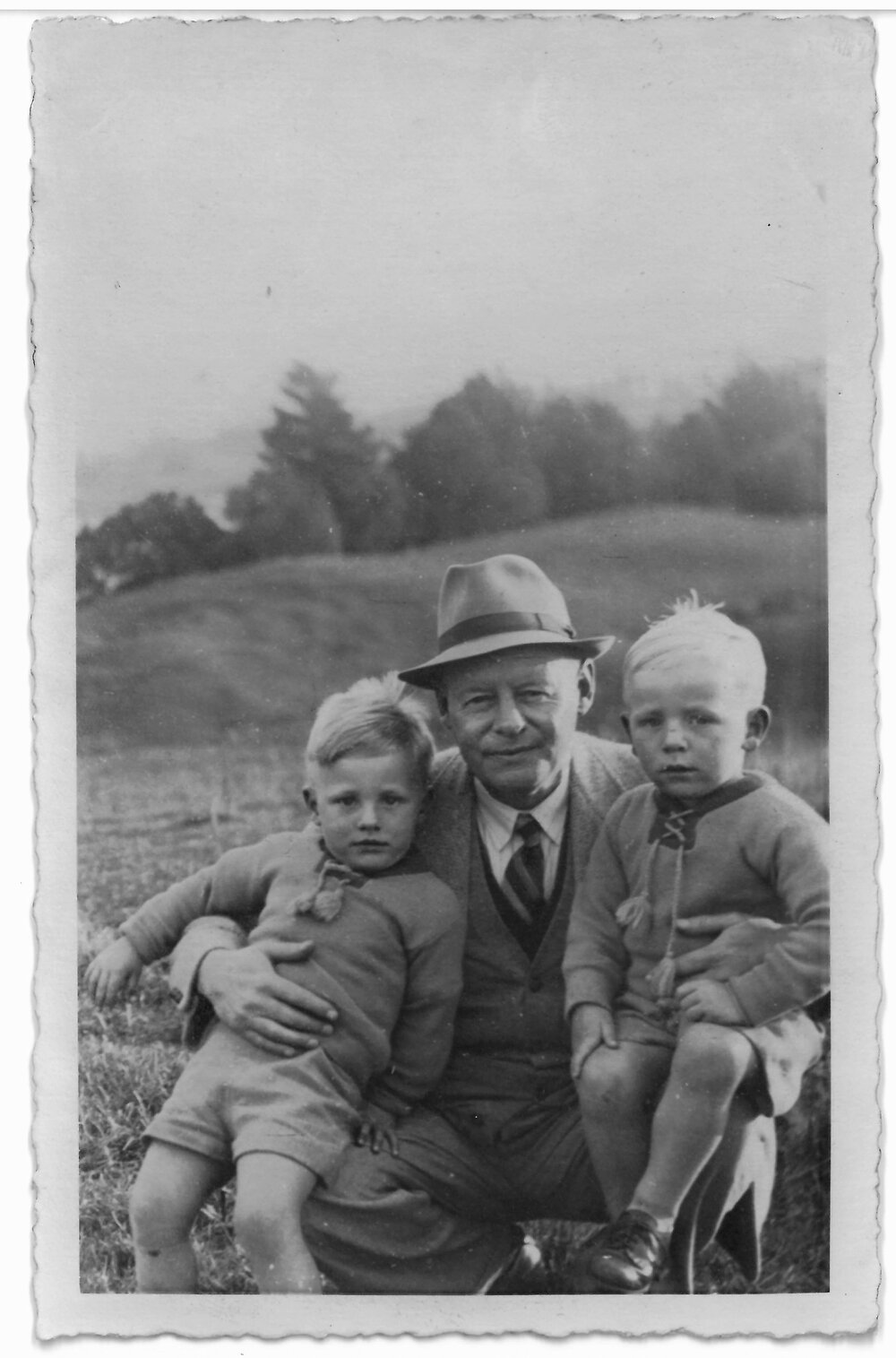 Herb Mayo and his twin sons