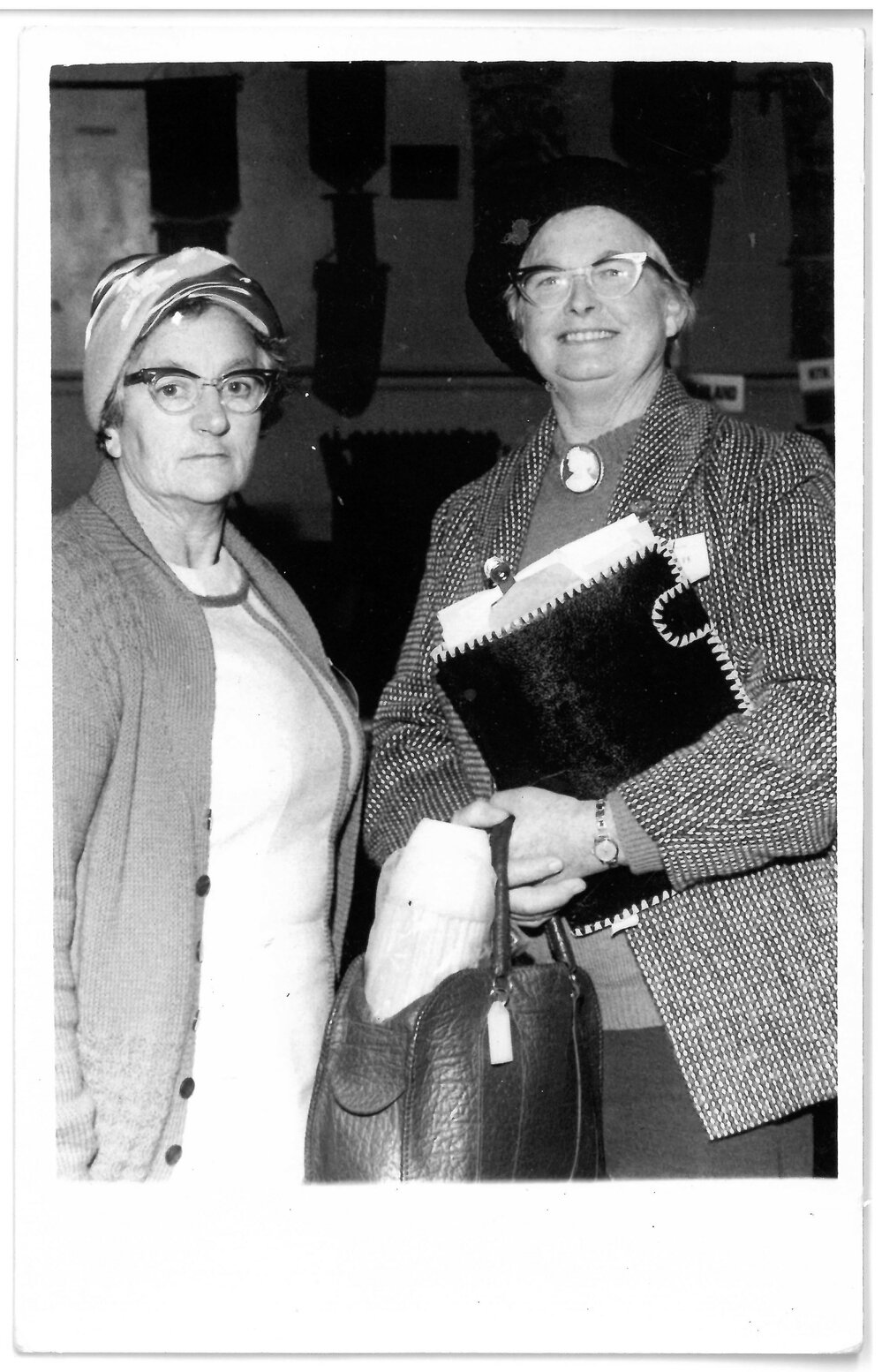 Betty Miller when she was Regional President of Aongatete C.W.I.