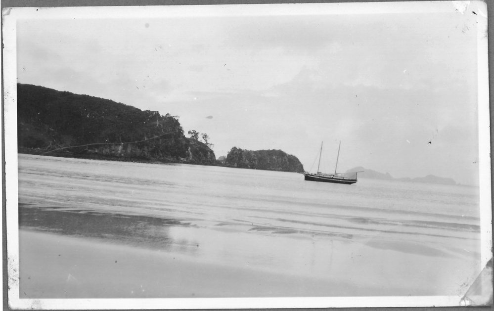 A yacht in the harbour