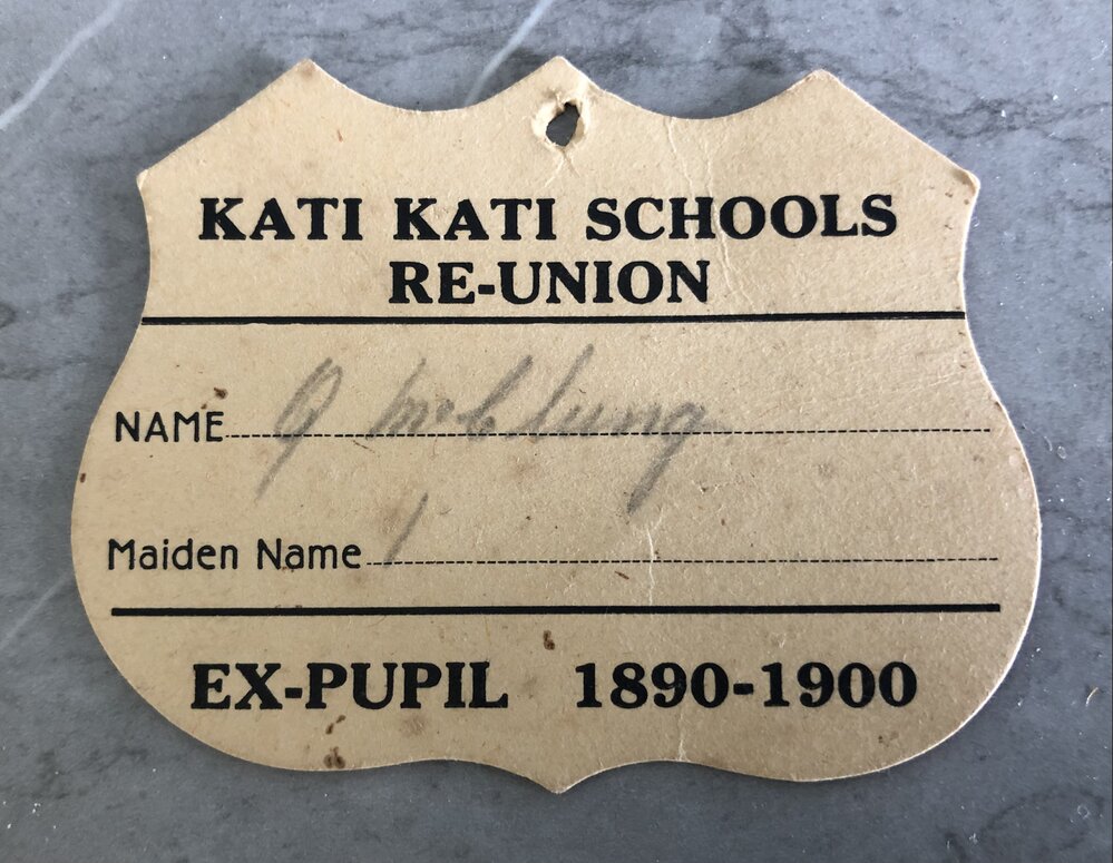 Quintin McClung's reunion badge