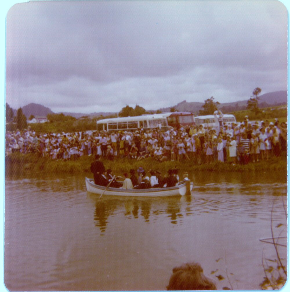 Reenacting the landing