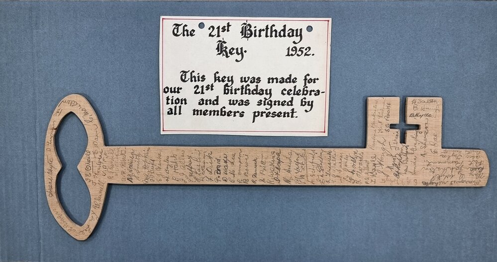 21st Birthday Key for Katikati Country Women's Institute