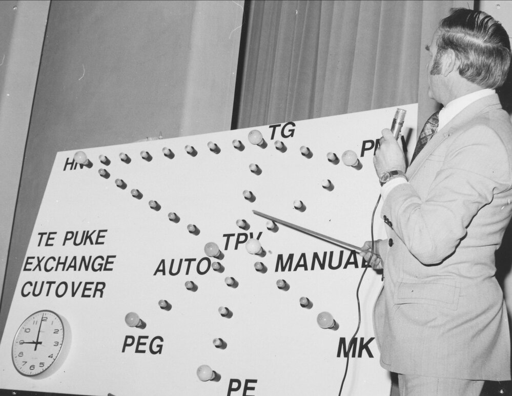 A demonstration of the Te Puke Exchange Cutover process