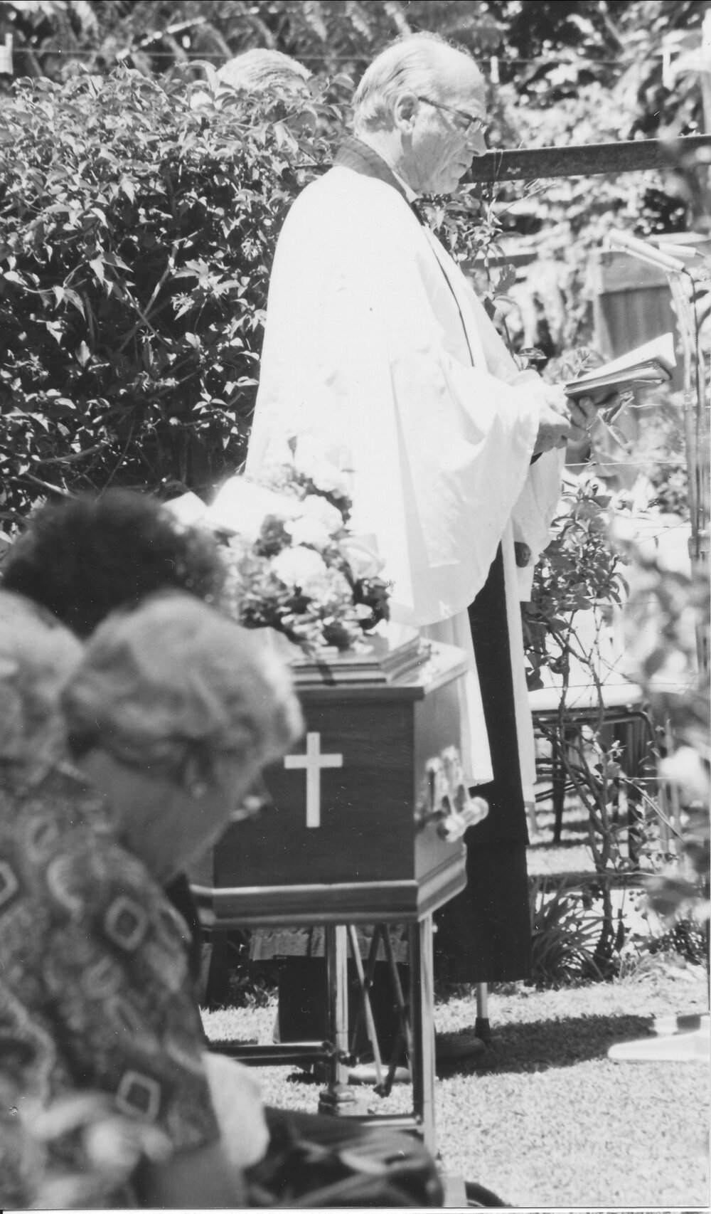Mayor Eddie Raymond's funeral