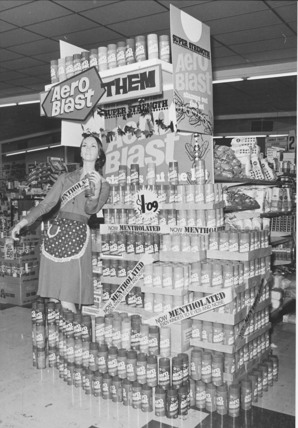 Display in Te Puke supermarket