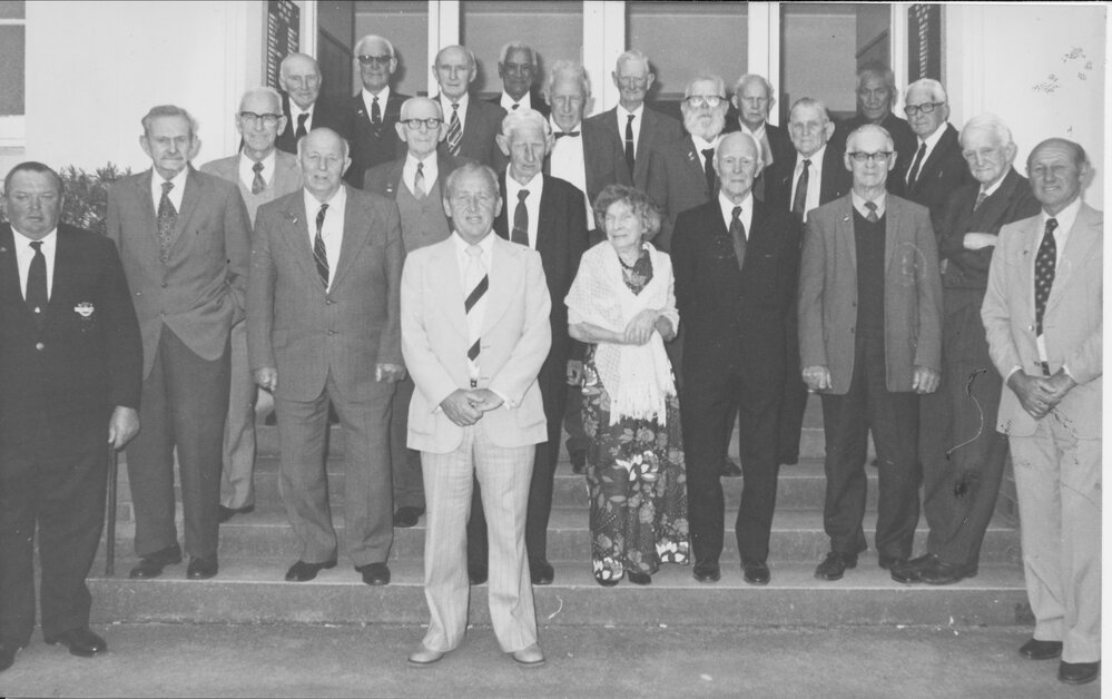 World War I veterans reunion at Te Puke War Memorial Hall