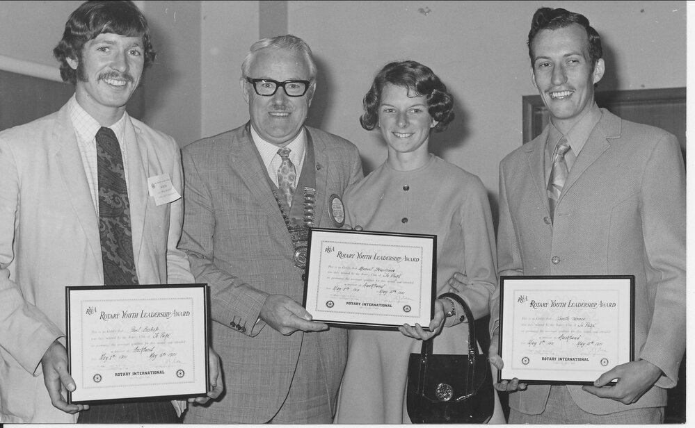 Rotary Club Youth Leadership Award recipients