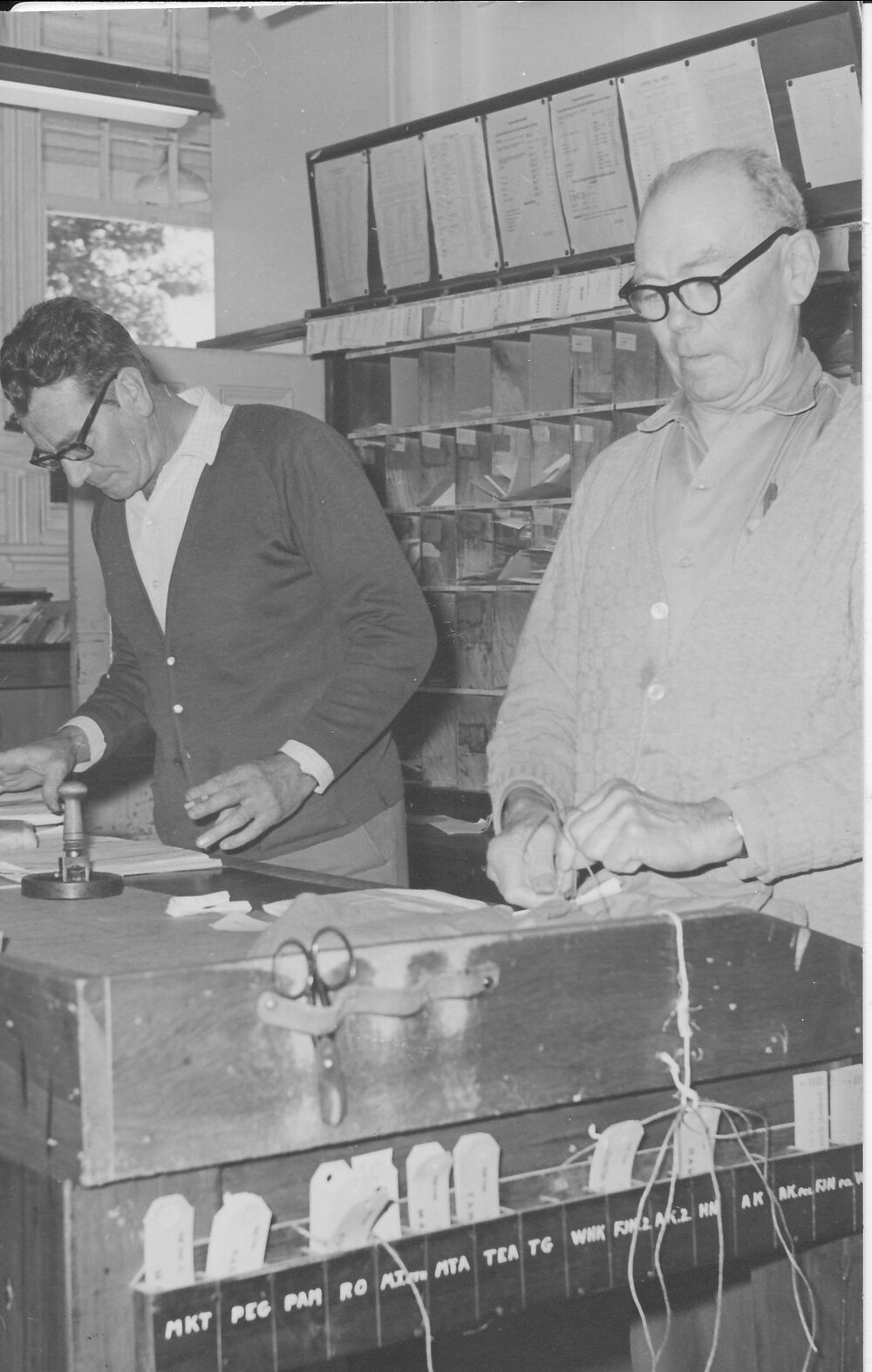 The final day of work at the old Post Office at Te Puke