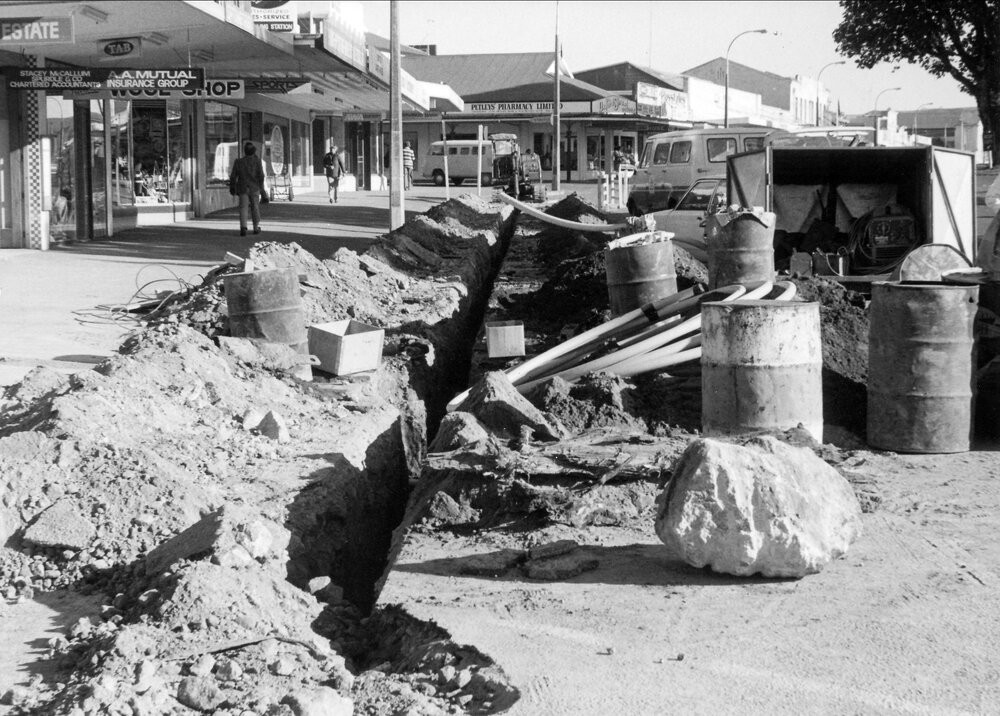 Major works along Te Puke's main street