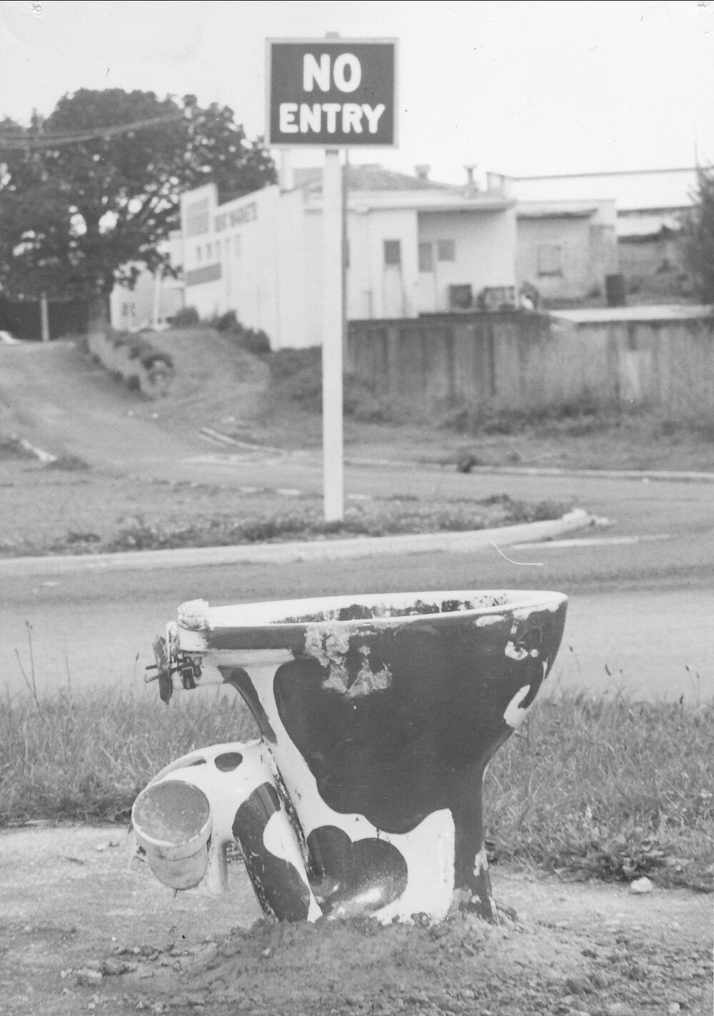 A little humour outside Mansons Butchery, Te Puke