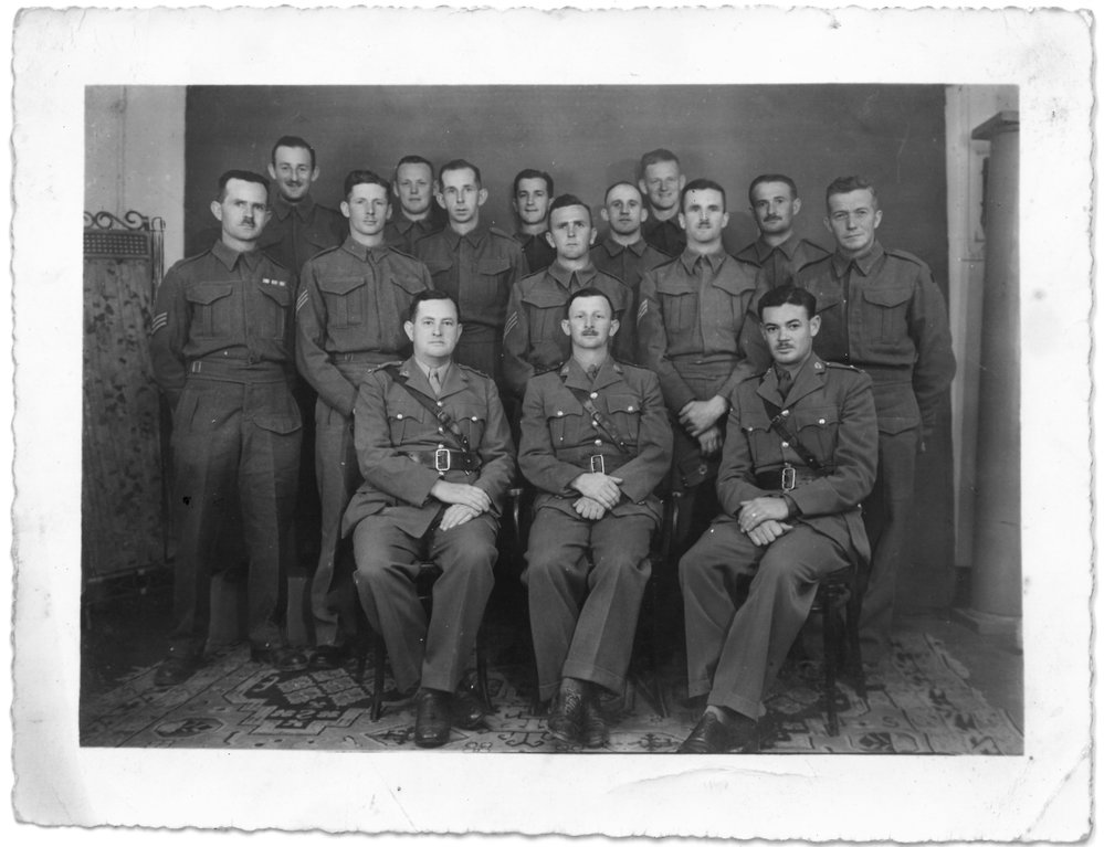 A reunion of men serving in North Africa in World War II