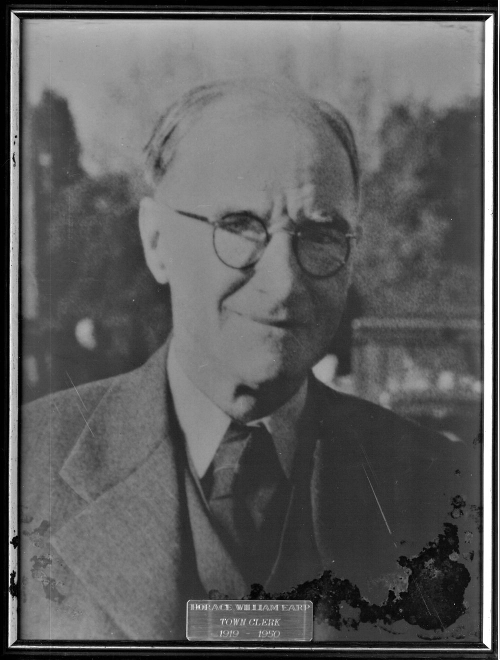 Horace William Earp: Town Chairman 1919-1950