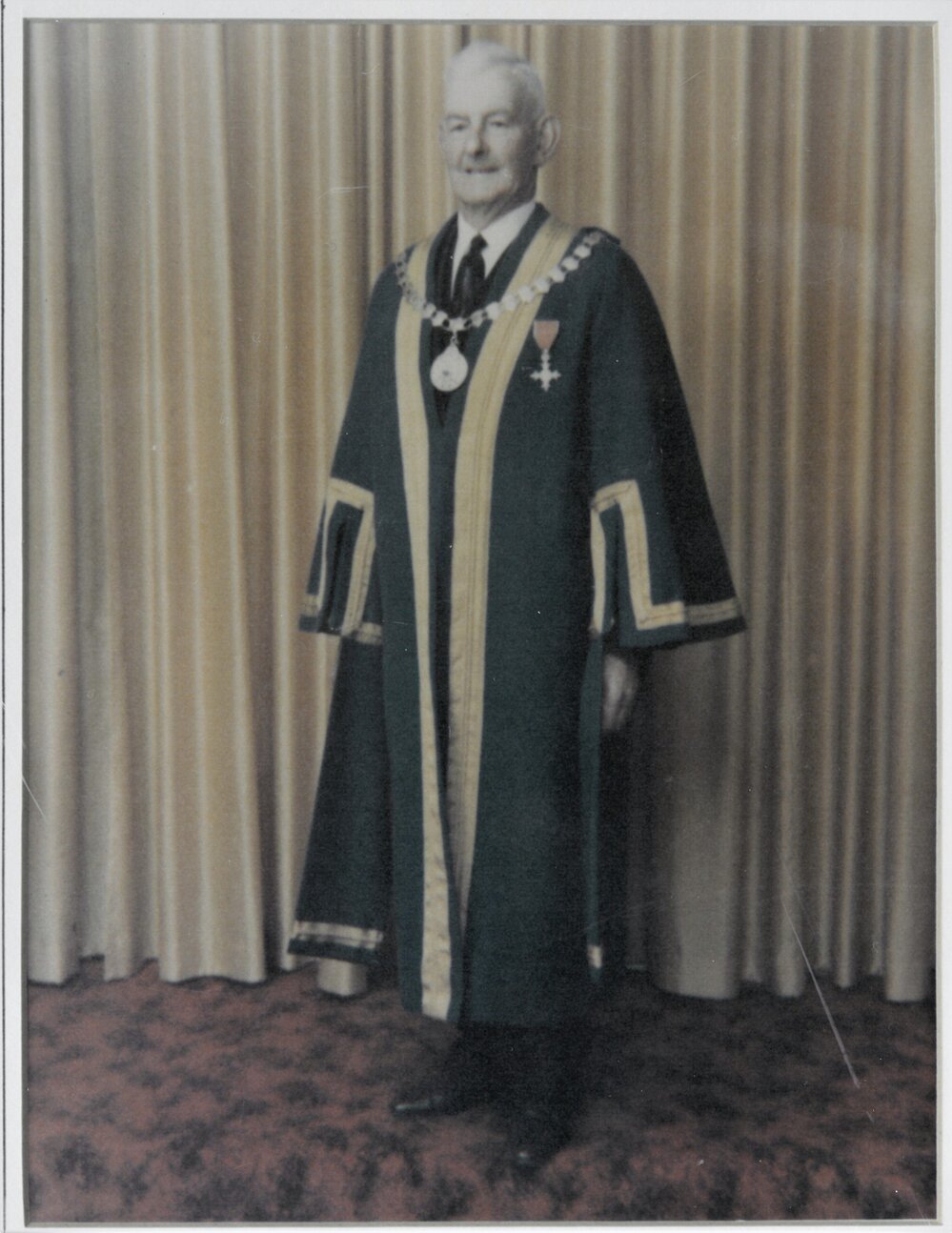 Edward (Eddie) Herbert Raymond MBE: Mayor 1956-74