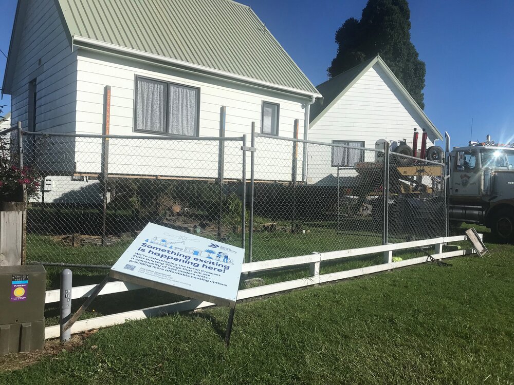 Removal of pensioner units from Heron Crescent, Katikati